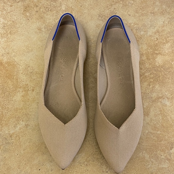 Rothy's Shoes - Rothy's Tan Pointed Flats